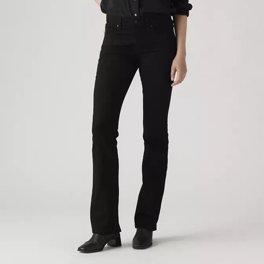 NWT Levi’s Black 315 Shaping Bootcut Jeans Size 34